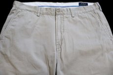 画像4: ポロ ラルフローレン CLASSIC FIT コットンツイル チノパン カーキ W36 L34★361 (4)