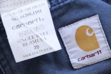 画像5: 00s carharttカーハート SINGLE KNEE BERMUDA コットンツイル ペインター ショートパンツ ネイビー W29★ショーツ (5)