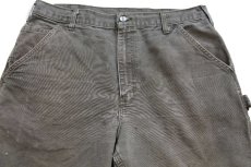 画像3: carharttカーハート ペンキ飛び ダック地 ペインター ショートパンツ モスグリーン W36★08 ショーツ (3)