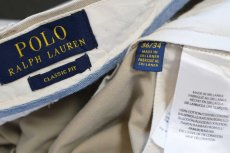 画像6: ポロ ラルフローレン CLASSIC FIT コットンツイル チノパン カーキ W36 L34★361 (6)