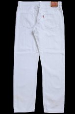 画像3: Levi'sリーバイス 501 CT ホワイト デニムパンツ W28★SDP4436 (3)