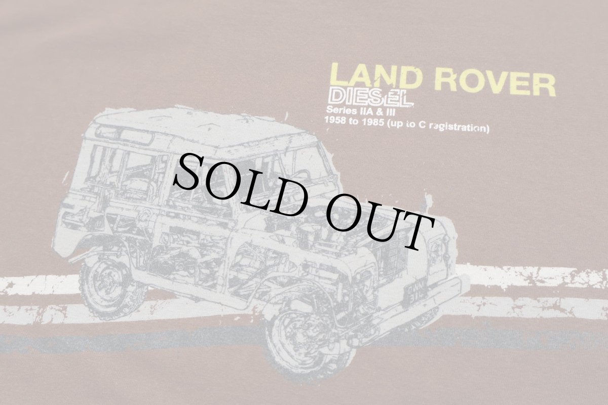 画像4: Haynes LAND ROVER DIESEL Series IIA&III 1958 to 1985 ランドローバー コットンTシャツ 茶 M (4)