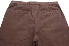 画像5: Brooks Brothersブルックスブラザーズ CLARK スラックス コットンパンツ 焦げ茶 W36 L34 (5)