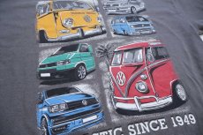 画像4: VW VOLKSWAGENフォルクスワーゲン VANTASTIC SINCE 1949 タイプ2 ワーゲンバス ヴァナゴン カラベル コットンTシャツ グレー L (4)