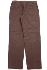 画像3: Brooks Brothersブルックスブラザーズ CLARK スラックス コットンパンツ 焦げ茶 W36 L34 (3)