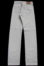 画像3: 00s 英国製 Levi'sリーバイス 501 カラーデニムパンツ ライトベージュ W29 L34★E7 ユーロ (3)
