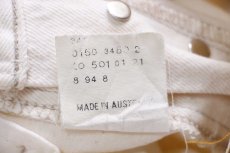 画像6: 90s オーストラリア製 Levi'sリーバイス 501 デニムパンツ 生成り 8 (6)