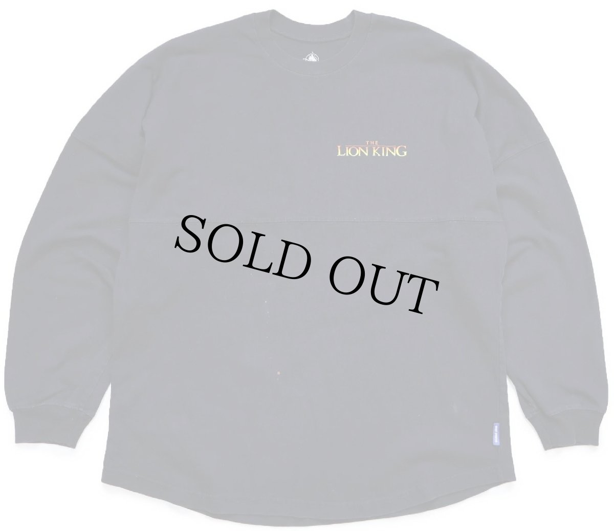 画像2: DISNEYディズニー SPIRIT JERSEY THE LION KING ライオンキング HAKUNA MATATA シンバ ティモン プンバァ コットン 長袖Tシャツ 黒 (2)