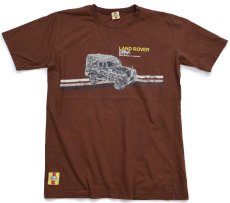 画像2: Haynes LAND ROVER DIESEL Series IIA&III 1958 to 1985 ランドローバー コットンTシャツ 茶 M (2)