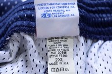 画像6: デッドストック★90s USA製 CONVERSEコンバース ALL STARオールスター メッシュ ショートパンツ 紺 2XL★特大 ショーツ (6)
