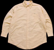 画像1: 00s USA製 Brooks Brothersブルックスブラザーズ Makers and Merchants ボタンダウン オックスフォード スーピマ コットンシャツ 黄16.5 (1)