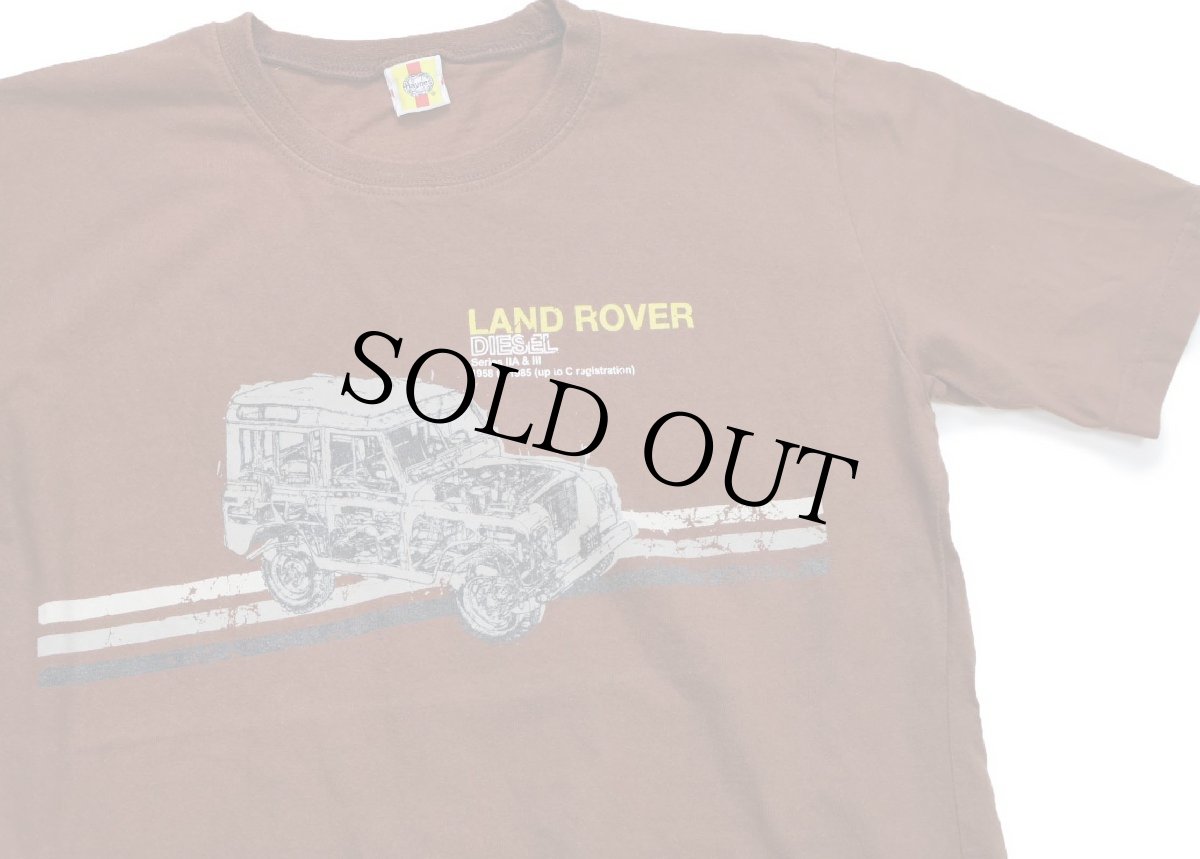 画像1: Haynes LAND ROVER DIESEL Series IIA&III 1958 to 1985 ランドローバー コットンTシャツ 茶 M (1)