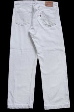 画像3: 00s 英国製 Levi'sリーバイス 501 カラーデニムパンツ ライトグレー W36★E5 ユーロ (3)