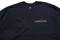 画像3: DISNEYディズニー SPIRIT JERSEY THE LION KING ライオンキング HAKUNA MATATA シンバ ティモン プンバァ コットン 長袖Tシャツ 黒 (3)