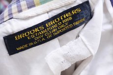 画像4: 80s USA製 BROOKS BROTHERSブルックスブラザーズ マドラスチェック 3つボタン テーラードジャケット★ブレザー (4)