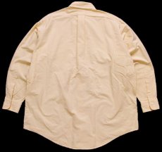 画像2: 00s USA製 Brooks Brothersブルックスブラザーズ Makers and Merchants ボタンダウン オックスフォード スーピマ コットンシャツ 黄16.5 (2)