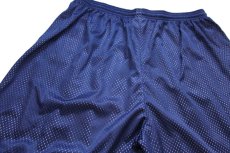 画像4: デッドストック★90s USA製 CONVERSEコンバース ALL STARオールスター メッシュ ショートパンツ 紺 XL★ショーツ (4)