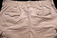 画像5: ポロ ラルフローレン USED加工 コットン カーゴ ショートパンツ カーキ W38★ショーツ (5)