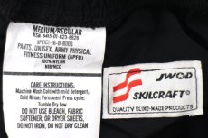 画像6: 16 米軍 U.S.ARMY ロゴ刺繍 APFU トレーニング ナイロンパンツ 黒 M/R★12 IPFU (6)