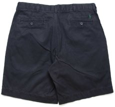 画像2: 00s ポロ ラルフローレン PROSPECT SHORT コットン チノ ショートパンツ 黒 W36★135 ショーツ (2)