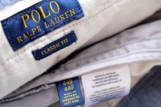 画像4: ポロ ラルフローレン CLASSIC FIT コットン チノ ショートパンツ グレー W44B★148 特大 ショーツ (4)