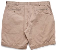 画像2: ポロ ラルフローレン CLASSIC FIT 9 コットン チノ ショートパンツ ブラウンベージュ W40★141 ショーツ (2)