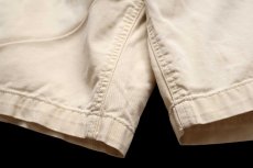 画像6: ポロ ラルフローレン RELAXED FIT コットン カーゴ ショートパンツ クリーム W44B★特大 ショーツ (6)