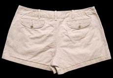 画像2: 00s RALPH LAUREN SPORT ラルフローレン ワンポイント コットン ショートパンツ ライトカーキ 12★ショーツ (2)