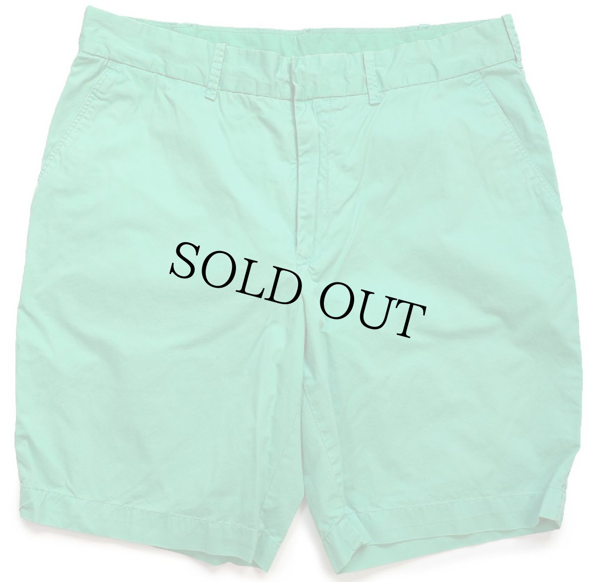 画像1: 00s POLO GOLF ラルフローレン ピマ コットン ショートパンツ グリーン W34★ショーツ (1)