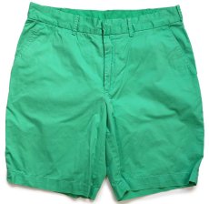 画像1: 00s POLO GOLF ラルフローレン ピマ コットン ショートパンツ グリーン W34★ショーツ (1)