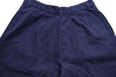 画像4: 90s POLO SPORT ポロ スポーツ ラルフローレン ワンポイント ツータック コットン ショートパンツ 紺 12★ショーツ (4)