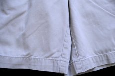 画像6: 00s ポロ ラルフローレン TYLER SHORT ツータック コットン チノ ショートパンツ ライトベージュ W36★152 ショーツ (6)