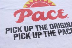 画像4: 90s USA製 NEW YORK CITY ! SALSA カウボーイ イラスト Pace ロゴ 両面プリント Tシャツ 白 L (4)