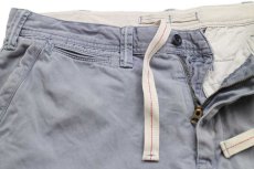 画像3: 00s ポロ ラルフローレン RELAXED FIT USED加工 コットン ショートパンツ ブルーグレー W34★164 ショーツ (3)