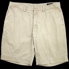 画像1: ポロ ラルフローレン CLASSIC FIT 9 コットン チノ ショートパンツ カーキ W34★62 ショーツ (1)