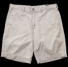 画像1: 00s ポロ ラルフローレン CLASSIC FIT 9 コットン チノ ショートパンツ ライトベージュ W34★15 ショーツ (1)