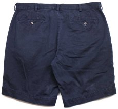 画像2: ポロ ラルフローレン CLASSIC FIT 9 コットン チノ ショートパンツ 紺 W36★81 ショーツ (2)