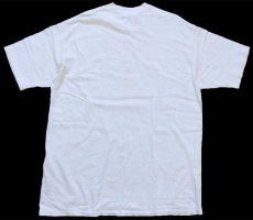 画像3: 80s USA製 GUESS by GEORGES MARCIANO ゲス WORKOUT WITH GUESS ウサギ イラスト 蛍光プリント コットンTシャツ アイボリー (3)