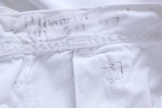 画像6: 60s 米軍 U.S.NAVY コットン セーラーパンツ ホワイト W30 (6)