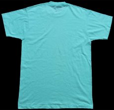 画像3: 90s USA製 ANTIQUE AND Classic BOAT SHOW CALADESI ISLAND State Park 帆船 アート Tシャツ ティファニーブルー L (3)