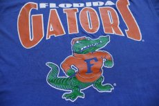 画像3: 90s USA製 FLORIDA GATORS マスコット コットンTシャツ 青 XL (3)
