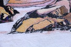 画像6: 90s USA製 Grand Canyon アート 両面プリント コットンTシャツ 白 L★グランドキャニオン国立公園 (6)