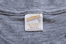 画像5: 80s USA製 Sun Solutions サングラス ヤシの木 アート ノースリーブ Tシャツ 杢グレー XL (5)