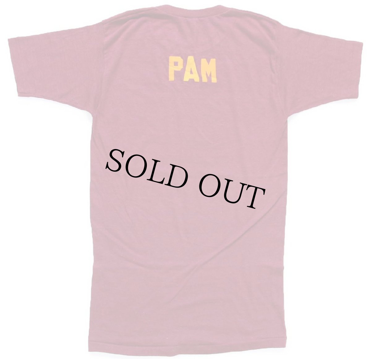 画像3: 80s USA製 Healthknit FSU PAM フェルトプリント Tシャツ バーガンディ M (3)
