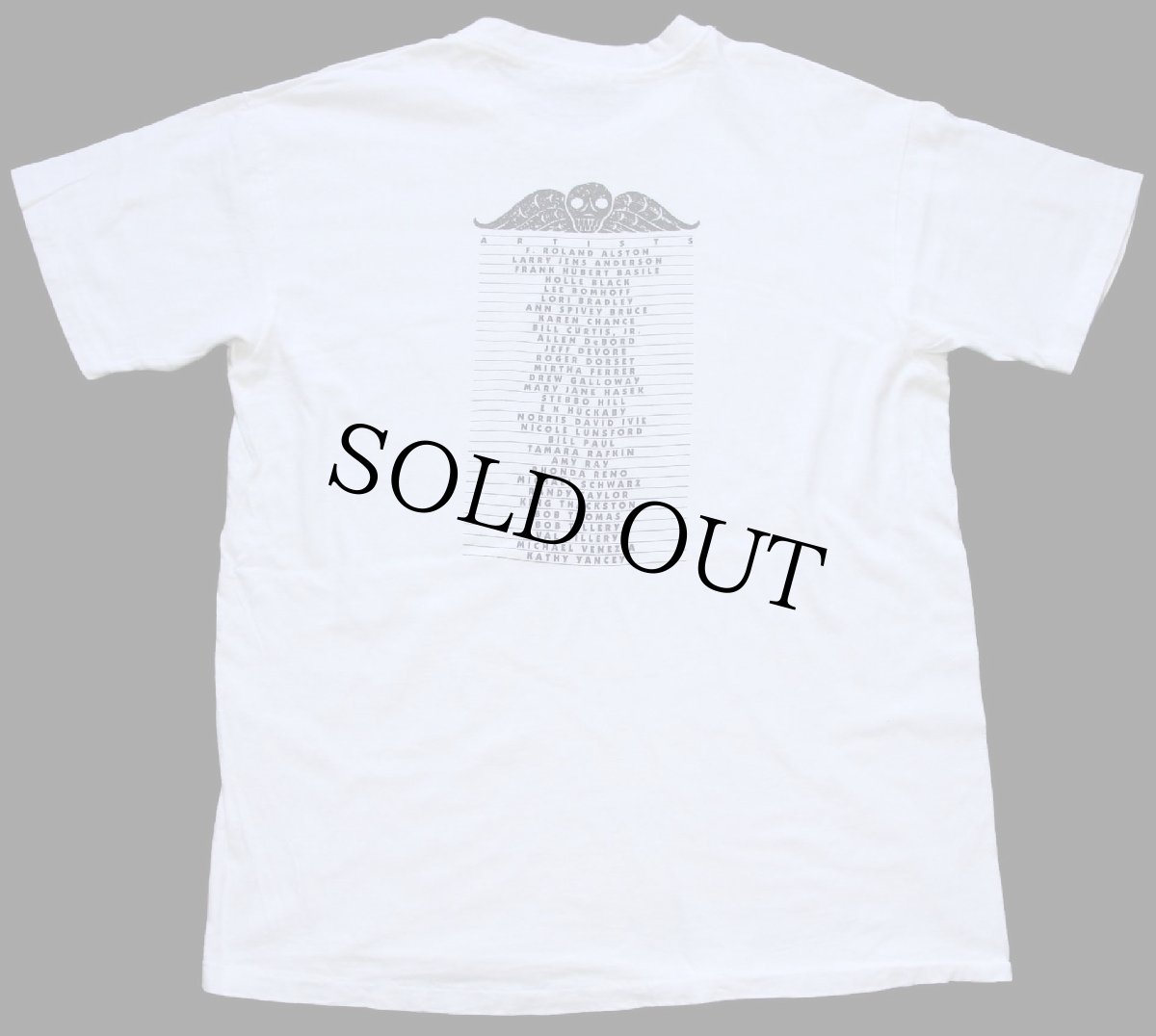 画像3: 90s USA製 Hanes DEALING WITH DEATH Expressions of mourning for friends lost to AIDS アート コットンTシャツ 白 XL (3)