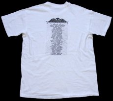 画像3: 90s USA製 Hanes DEALING WITH DEATH Expressions of mourning for friends lost to AIDS アート コットンTシャツ 白 XL (3)