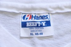 画像5: 90s USA製 Hanes DEALING WITH DEATH Expressions of mourning for friends lost to AIDS アート コットンTシャツ 白 XL (5)
