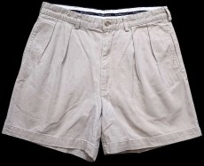 画像1: 90s ポロ ラルフローレン ANDREW SHORT ツータック コットン チノ ショートパンツ ベージュ W34★158 ショーツ (1)