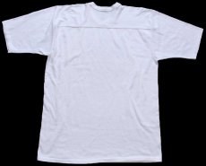 画像3: 80s USA製 Velva Sheen m/s Song of America Royal Caribbean ロゴ Vネック コットン×ナイロン アスレチックTシャツ 白 L (3)