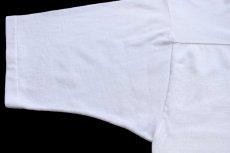 画像6: 80s USA製 Velva Sheen m/s Song of America Royal Caribbean ロゴ Vネック コットン×ナイロン アスレチックTシャツ 白 L (6)